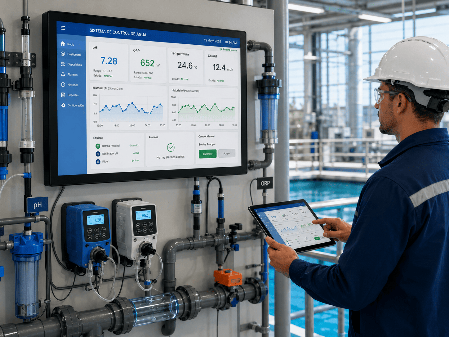 Control y automatización del agua