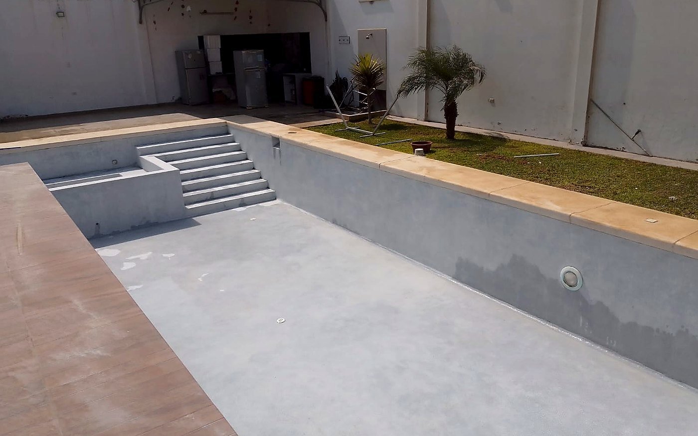 Adecuación de infraestructura para piscina