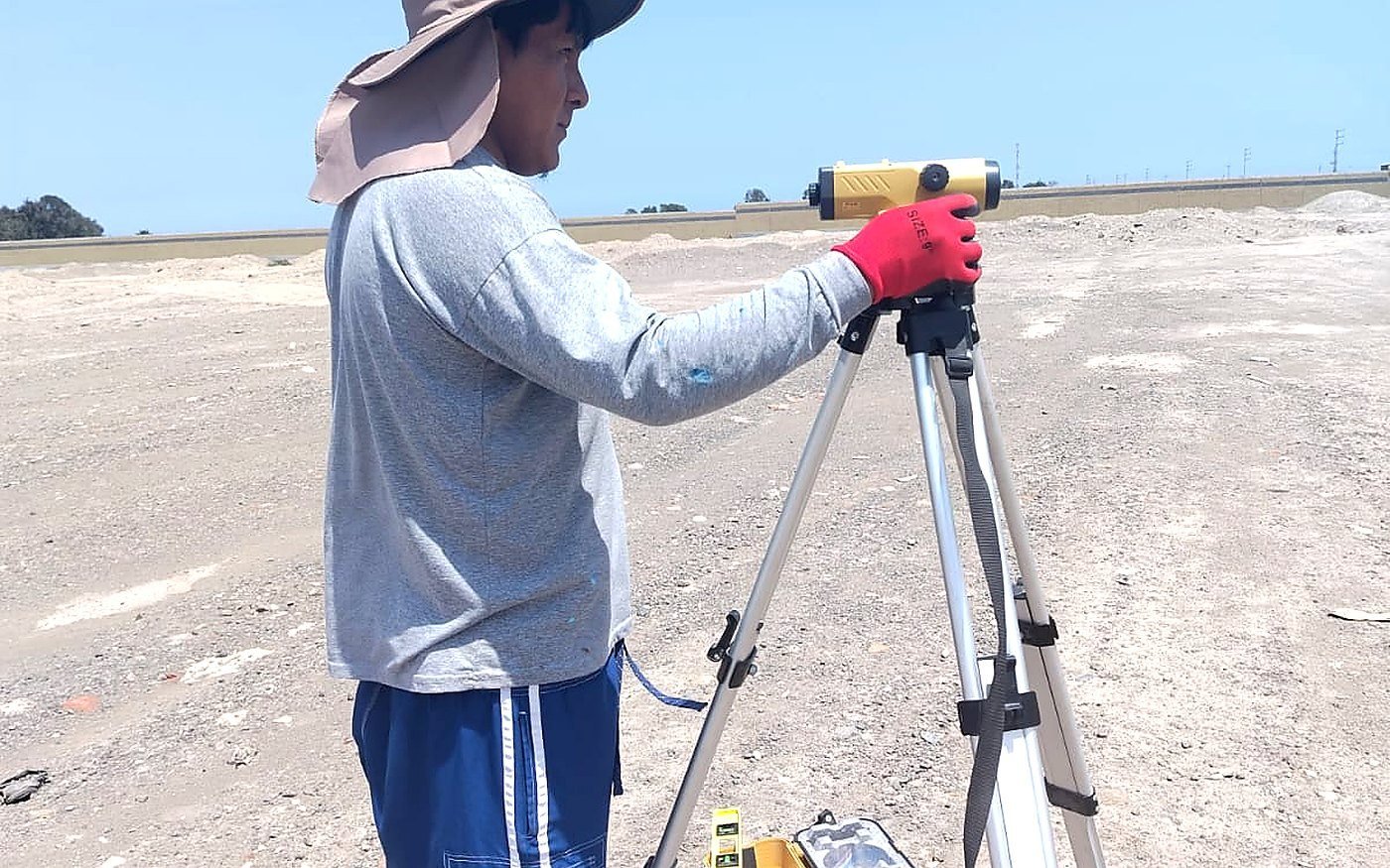 Preparación de ruta para instalación técnica