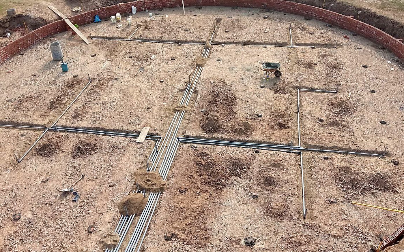 Preparación de infraestructura técnica en campo