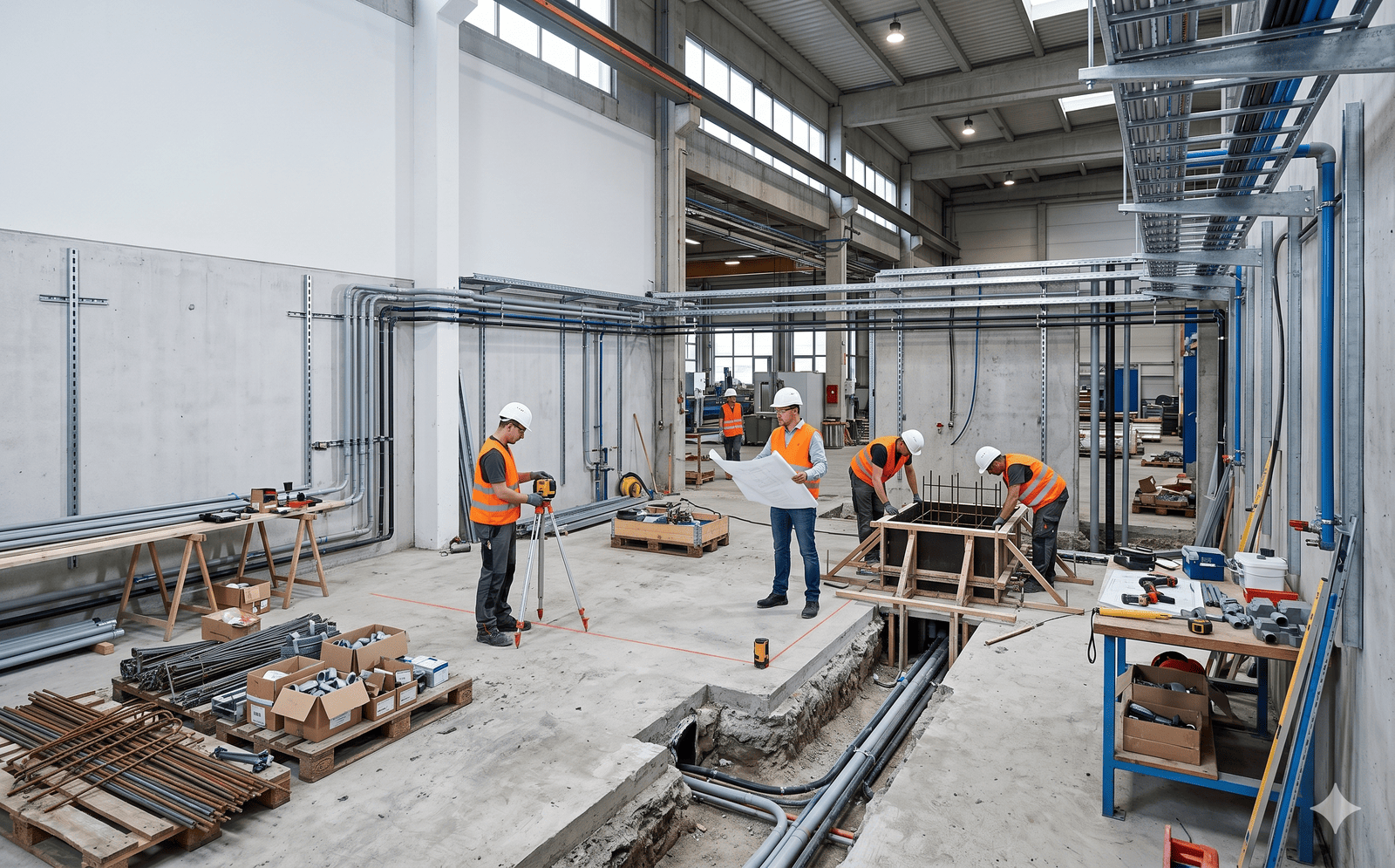 Infraestructura técnica, canalizaciones y adecuaciones