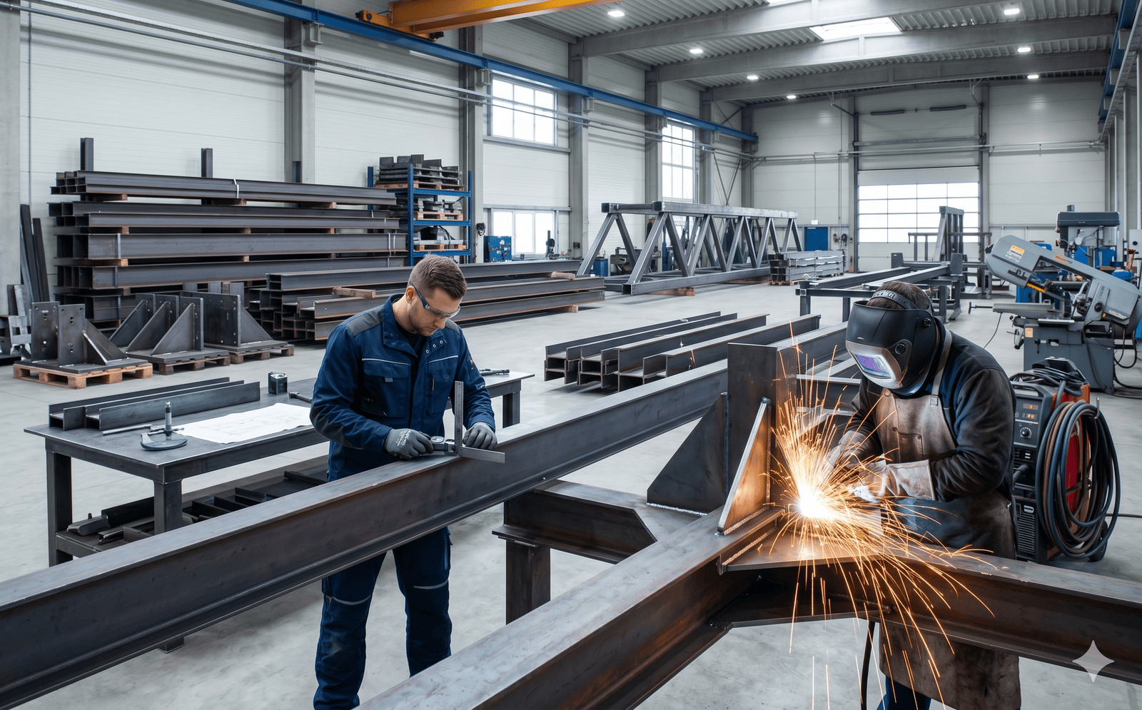 Estructuras metálicas, soldadura y montaje
